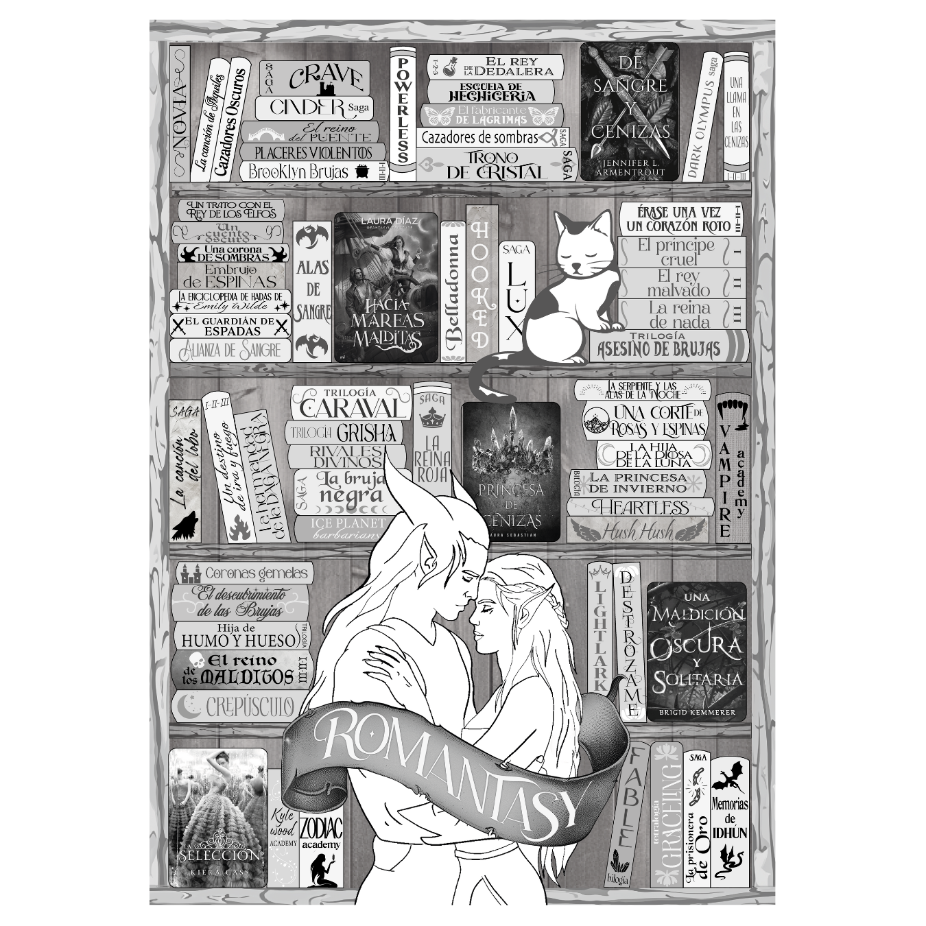 Estantería descargable de Romantasy