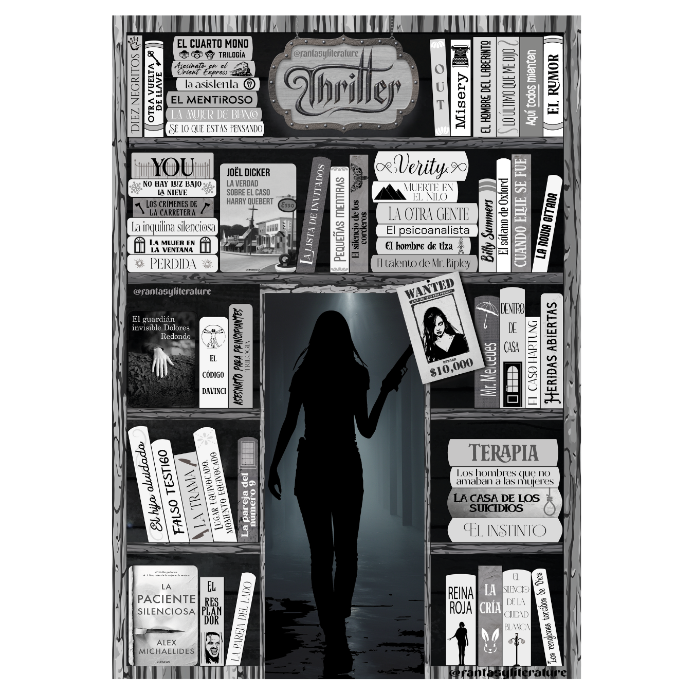 Estantería descargable de Thriller