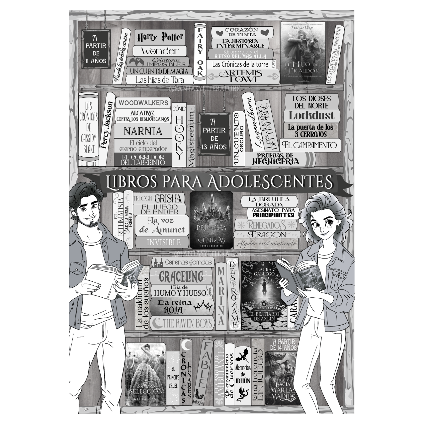 Estantería descargable de Adolescentes