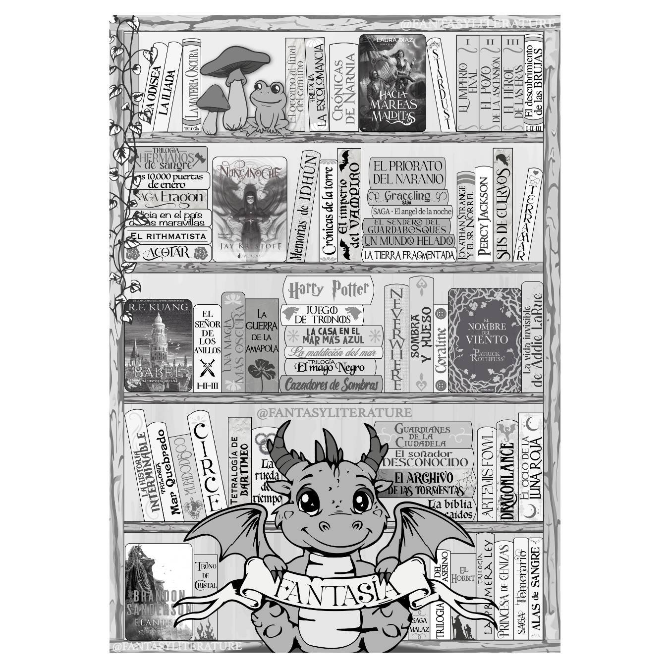 Estantería descargable de Fantasía