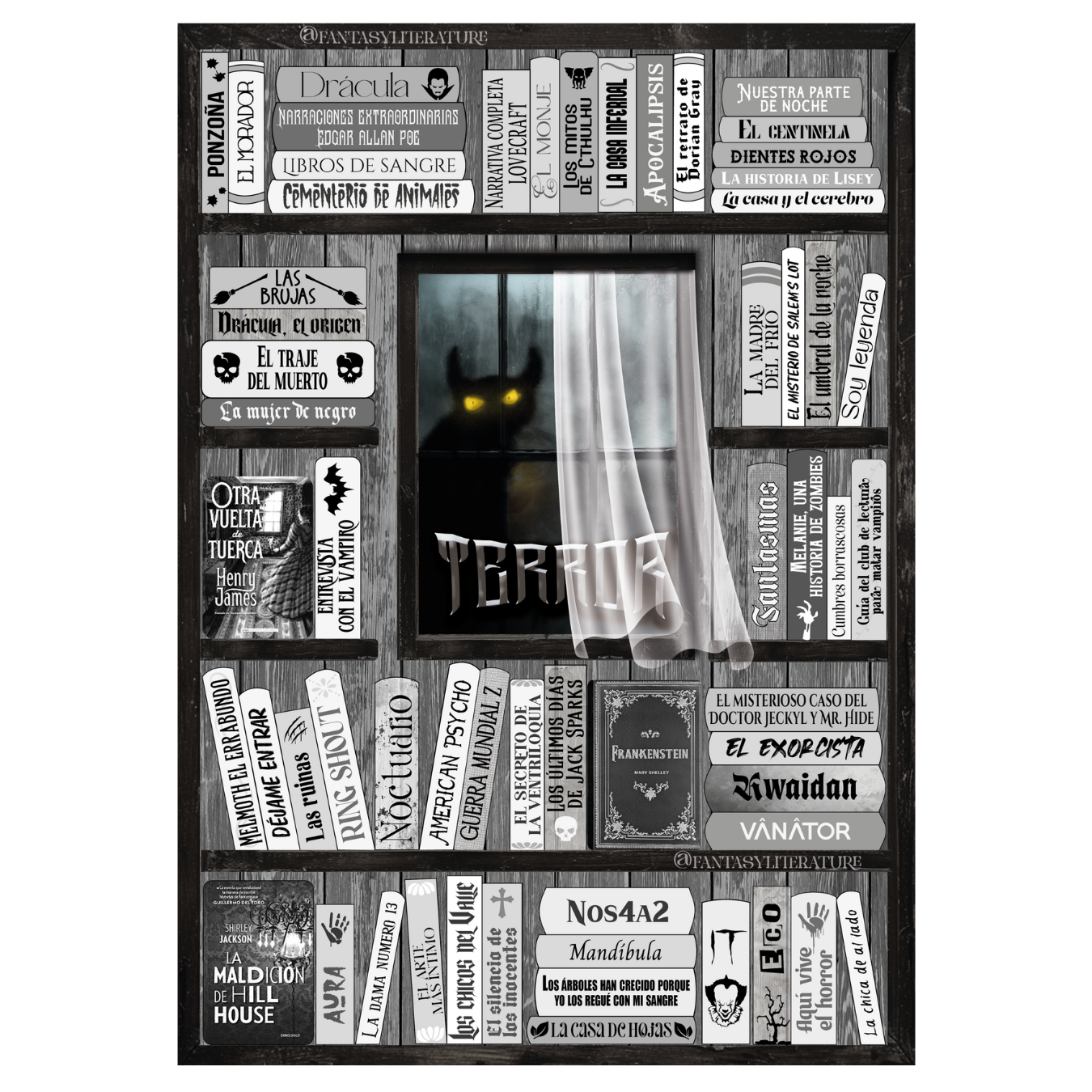 Estantería descargable de Terror