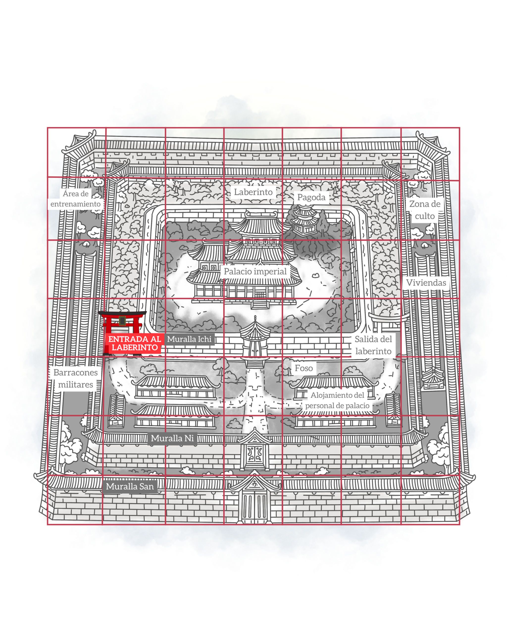 Mapa del Imperio Aka